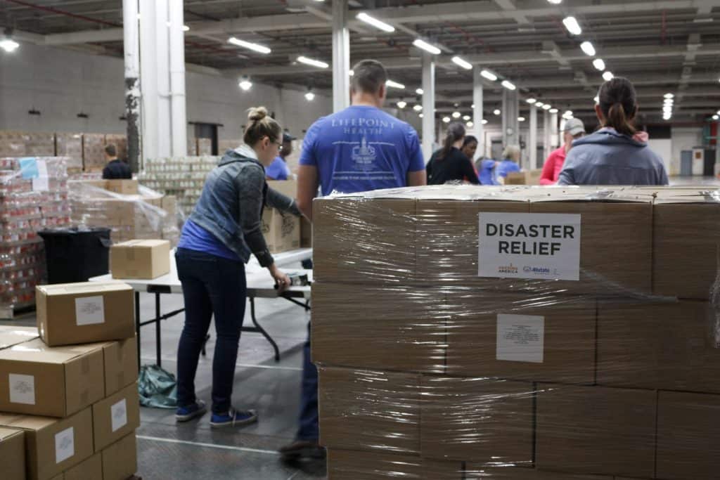 Harvesters Donation Tornado Disaster Response